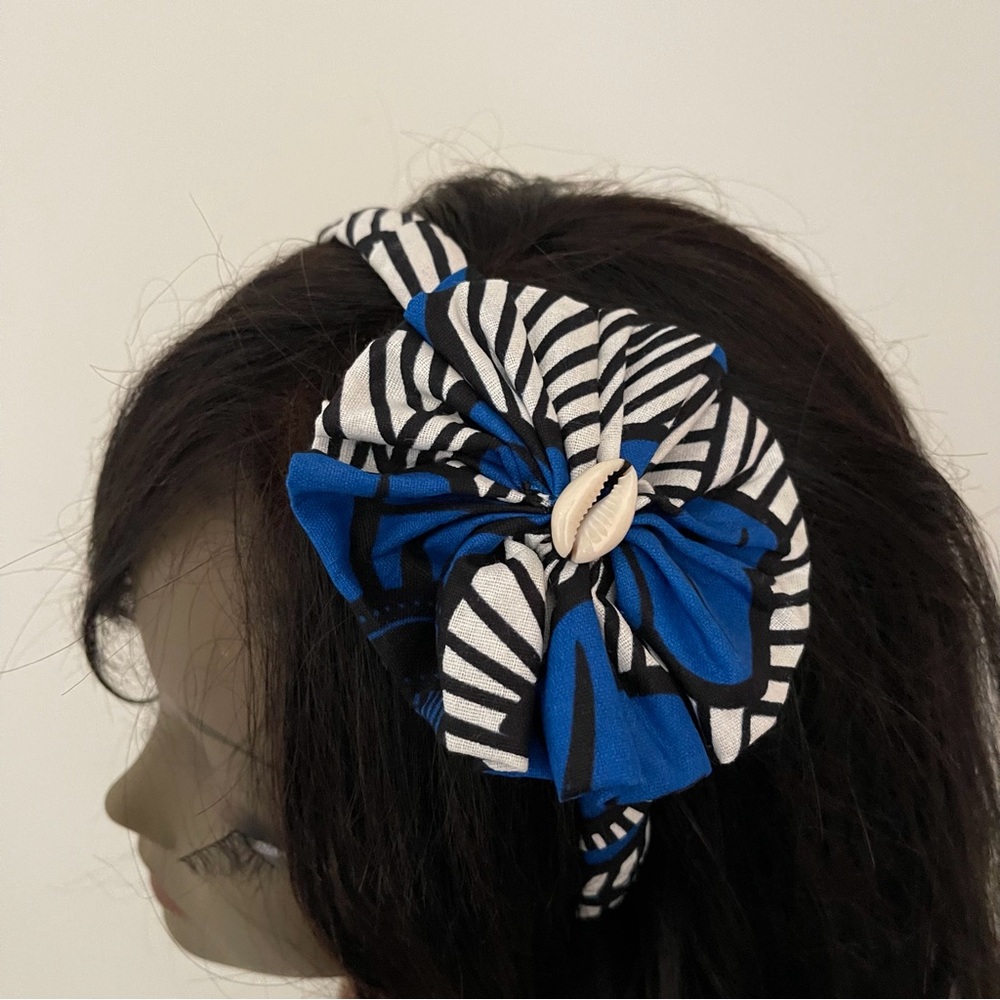 Handmade African Print Ankara Handmade  Multicolor Bow Detail Colorful Headband